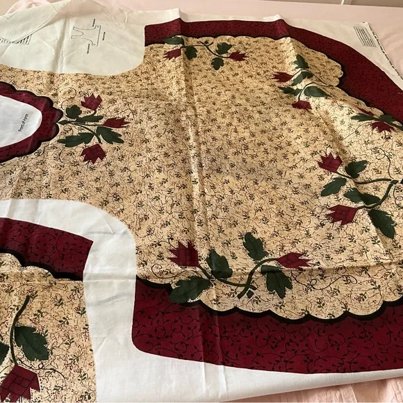 Crafts No-Sew Fabric Appliqué Daisy Kingdom Christmas Swan Apron Mitt Scare Crow - Picture 10 of 15